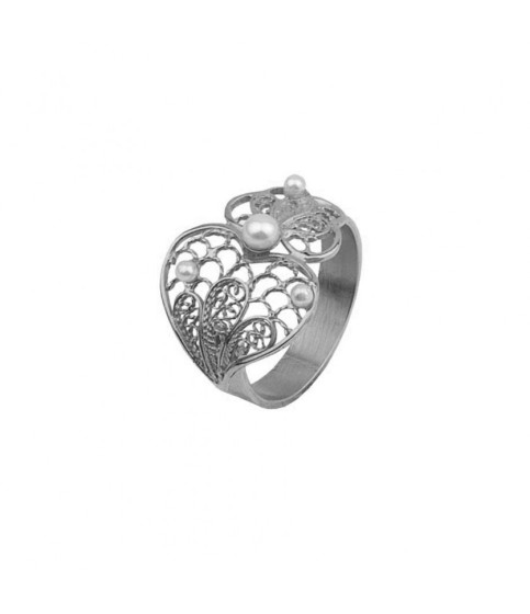 HEART RING VIANA FILIGREE