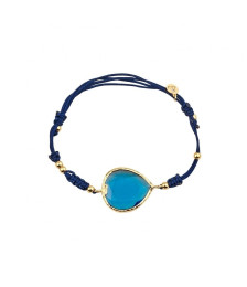 PIERRE BRACELET EN OR BLEU