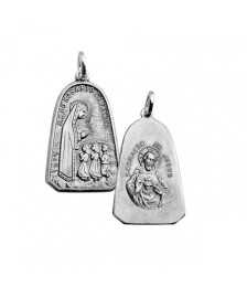 MEDAL DOUBLE CAPELA N. SRª. FATIMA, S. HEART of JESUS