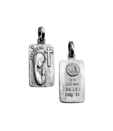 MÉDAILLE DOUBLE - AVE MARIA+À FATIMA, J'AI PRIÉ POUR VOUS