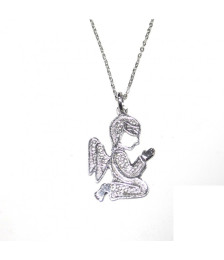 COLLAR DE ÁNGEL EN FILIGRANA 