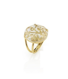 ANILLO TRABAJADO CON PIEDRA