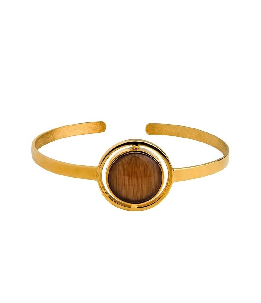 SLAVE STONE BROWN/WHITE ROTATING GOLDEN