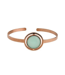SLAVE STONE GREEN WATER/WHITE ROTATING BATHROOM PINK GOLD