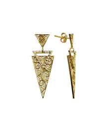 PENDIENTES FILIGRANA C/ ZIRCONIAS