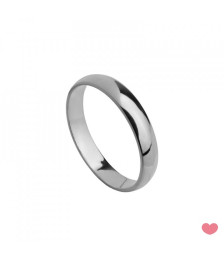 ALIANÇA PRATA AMENDOADA...