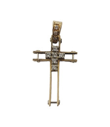 CRUZ OURO AMARELO COM...