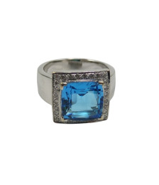 ANEL OURO BRANCO COM...