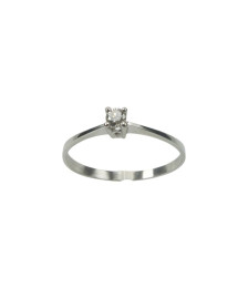 ANILLO DE ORO BLANCO CON...