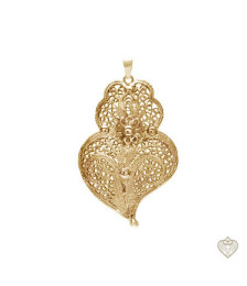 MEDALHA PRATA CORAÇÃO DE...