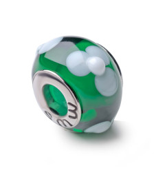 TRINKET, MURANO GLASS, BLUE AND WHITE