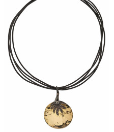 COLAR PRATA E OURO - AMAZONA