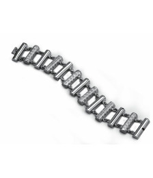 PULSERA DE PLATA DE CHOCOLATE