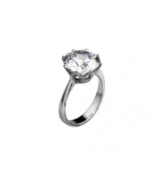 RING SILVER SOLITAIRE GREAT PASSION