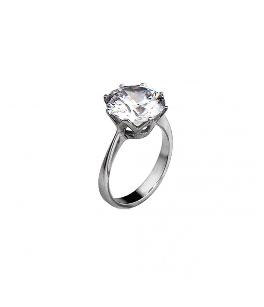 RING SILVER SOLITAIRE GREAT PASSION