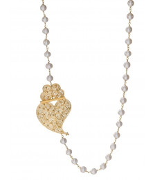 COLLAR de PLATA PERLAS...