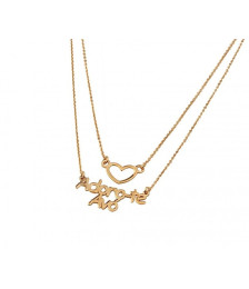 COLLAR CON DOS CABLES Y...