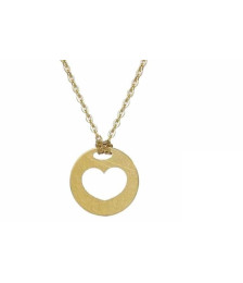 COLLAR de PLATA del CORAZÓN de F. A.