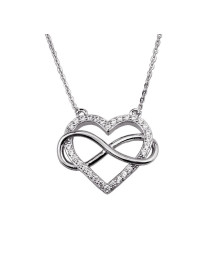 COLLAR de PLATA del CORAZÓN...