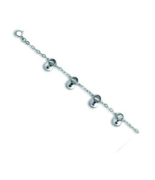 BRACELET SILVER SHOES WITH...