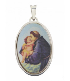 MEDALHA OVAL STº. ANTÓNIO F.A.