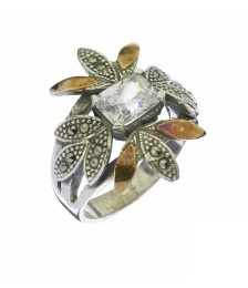 ANILLO PETALIS MARCASSITES...