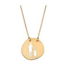 COLLAR MEDALLA RECORTADA -...