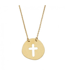 COLLAR MEDALLA RECORTADA -...