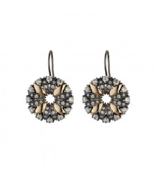 PENDIENTES DE PLATA Y ORO -...