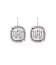 PENDIENTES C/ PIEDRAS Y ORO...