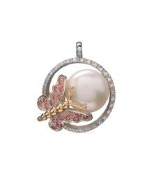 COLLAR DE PLATA Y ORO - AURORA