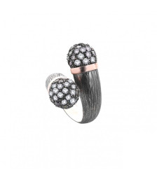 ANEL PRATA E OURO - ÍRIS