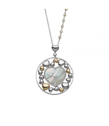 NECKLACE SILVER AND GOLD -...