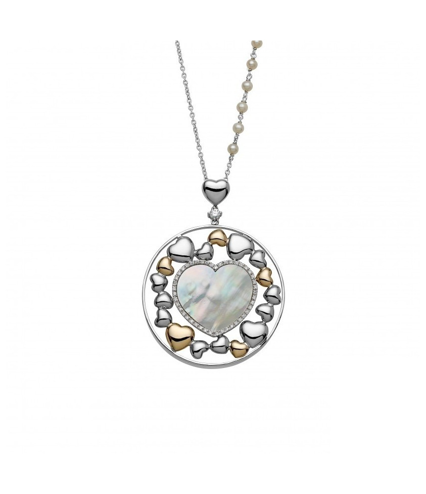 NECKLACE SILVER AND GOLD - JULIET
