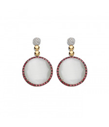 BRINCOS PRATA E OURO - DIVA