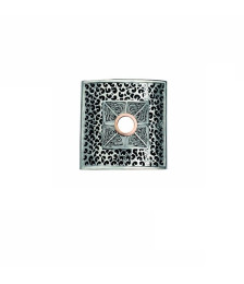 MEDAL SILVER AND GOLD FILIGREE PIN