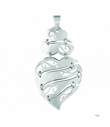 HEART SILVER CUT-OUT FILIGREE