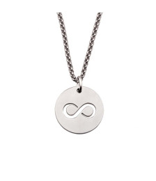 COLLAR CON COLGANTE CIRCULAR INFINITO