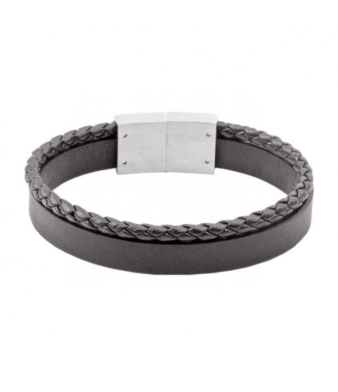 PULSERA HASSU "NEW WAY V" BLACK